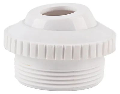 Immagine prodotto di Ugello G1 1/2 DN40 - Accessori per piscine - Bocchetta di scarico per spa - Materiale: plastica PVC - Diametro del foro: 48 mm - Adatto per vasche idromassaggio - Bocchetta per piscina
