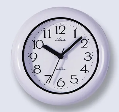 Produktbild von Atlanta Wanduhr, Quartz, Ø 17 cm , 454-0