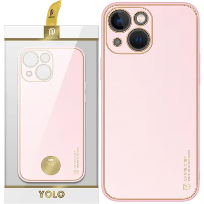 Productafbeelding van Dux Ducis Telefoontas voor iPhone 14 Plus, roze. (Dit omvat: hoesje, beschermhoes, etui, telefoonhoesje, telefoonbeschermer)