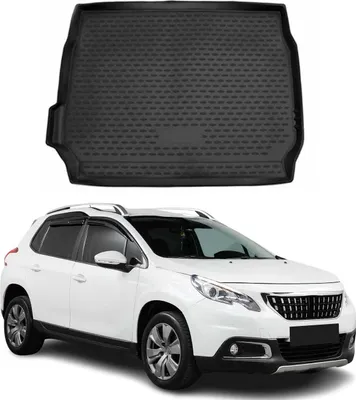 Immagine prodotto di Tappetino per bagagliaio Fodera per Peugeot 2008 2013-2019 Gomma TPE Nero
