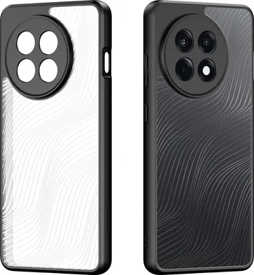 Image de Coque de téléphone portable pour OnePlus 13R, Dux Ducis Aimo, noir et transparent