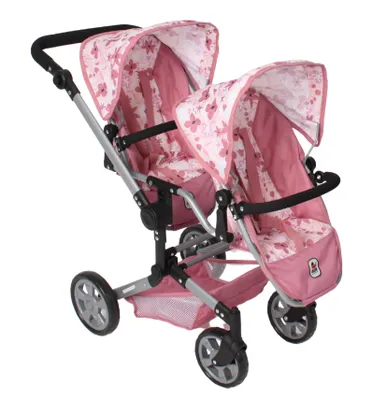 Produktbild von Bayer Chic 2000 Puppenwagen Linus Duo 690-85 in Flowers rosa