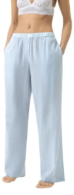 Produktbild von Mey Nachtwäsche Serie Baumwolle Stripes Damen Yoga Pants Powder Blue (XXL)
