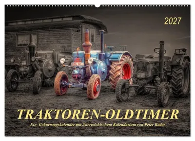 Produktbild von Traktoren - Oldtimer (Wandkalender 2027 DIN A2 quer), CALVENDO Monatskalender