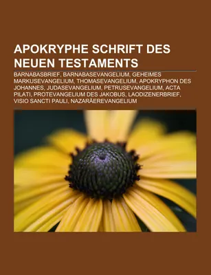 Produktbild von Apokryphe Schrift des Neuen Testaments
