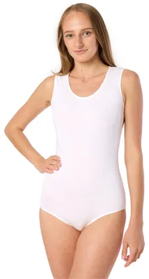 Produktbild von Merry Style Damen Body Ärmellos BD901(Weiß, S)