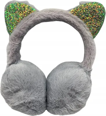 Obrázok produktu pre Zimné chrániče sluchu Dámske deti Cat Kitten Shiny Warm Plush