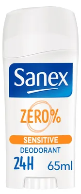 Image de Sanex zero% sensitive deo stick 65ml