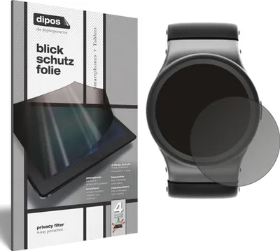 Produktbild von Blickschutzfolie für 58 mm Durchmesser Uhr matt Schutzfolie Folie Display Schutz dipos