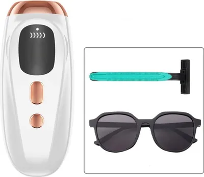 Zdjęcie produktu dla INF Depilator Laserowy IPL – wtyczka EU, bezbolesna redukcja owłosienia Biały