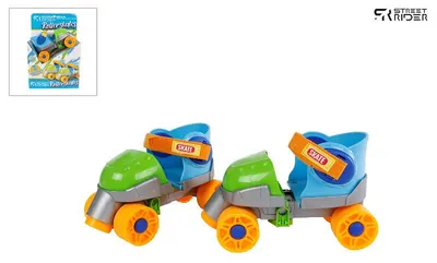 Productafbeelding van Street Rider Junior rolschaatsen, blauw, maat 24-30