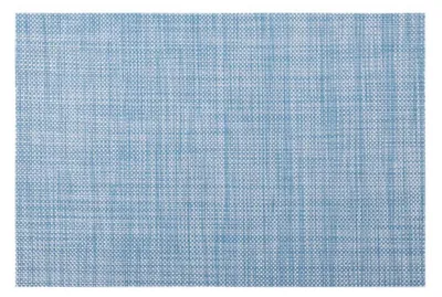 Zdjęcie produktu dla Podkładki pod talerze, zmywalne, zestaw 4 sztuk, odporne na wysokie temperatury, antypoślizgowe, niebieskie, 45x30 cm, PVC