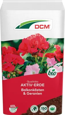 Produktbild von Cuxin DCM Aktiv-Erde Balkonkästen & Geranien 60 l