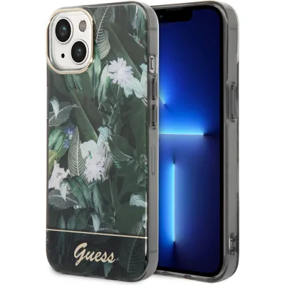 Produktbild von Guess Guhcp14Mhgjgha Iphone 14 Plus 6,7 Grün/Grünes Hardcase Jungle Collection
