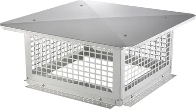 Obrázek produktu pro VEVOR komínový kryt z nerezové oceli 304 komínová clona 582x582x245mm dešťová clona komínová clona komínová clona komínová clona