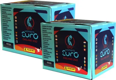 Produktbild von Panini UEFA EURO Frauen EM 2022 - Sammelsticker - 2 Displays (72 Tüten)