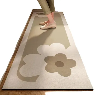 Image de Tapis de sol en diatomite, très absorbant, antidérapant, dimensions : 60 x 180 cm