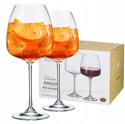 Produktbild von Bohemia Anser Kristall-Aperol Spritz Gläser XXL 770ml 6er Set