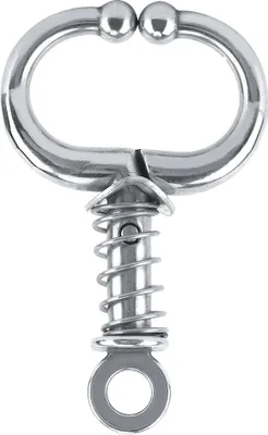 Image de Anneau nasal en acier inoxydable pour taureaux, vaches, bovins, accessoires d'élevage (pince à ressort)