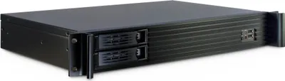 Obrázek produktu pro Inter-Tech 1.5U-1528L, Skříň, Server, Černá, Mini-ITX, Ocel, 1.5U