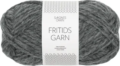 Produktbild von Sandnes Fritidsgarn 50g Dunkelgrau meliert 1055