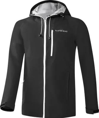 Produktbild von BLACK CREVICE - Herren 3 Lagen Hardshell Jacke I Regenjacke | Schwarz | Größe: XL