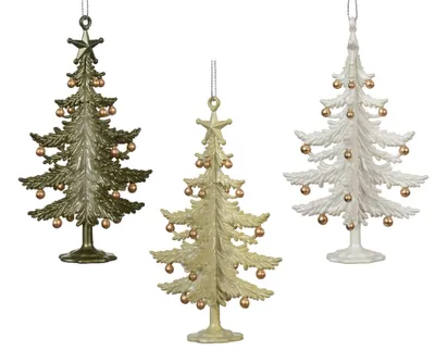 Immagine prodotto di Decoris: decorazione natalizia per albero in plastica, 13 cm