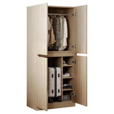 Produktbild von Kleiderschrank, Doppeltür-Design mit kleinem Staufach