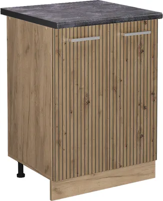 Produktbild von Küchenunterschrank Vicco R-Line Artisan-Eiche 60 cm , AP Anthrazit, Model 49112