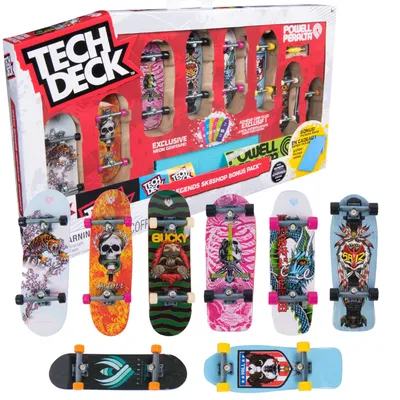 Image de Tech Deck TED VHC PwllPrlt8pSyMmSsSsScFhBlTm GML, Kit de skateboard à doigts