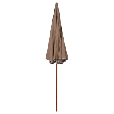 Immagine prodotto di vidaXL Ombrellone con palo in acciaio 300 cm Taupe