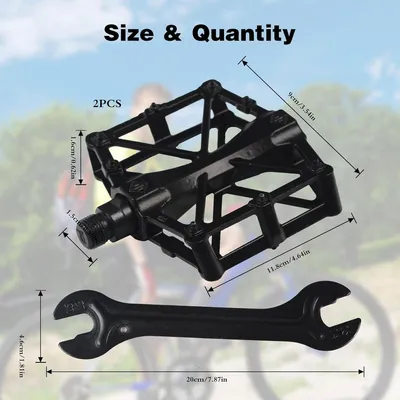 Aluminium Fahrradpedale mit Dichtlagern für MTB und Rennrad