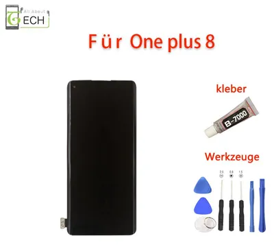 Produktbild von Original OnePlus 8 LCD Display Einheit Touch Reparatur Schwarz