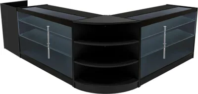 Immagine prodotto di Set di banchi espositivi LED Astro: LM60 + K1500 (2 pezzi) + TB60 – Colore nero