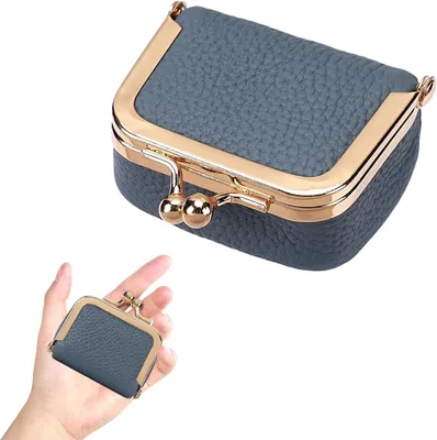 Produktbild von Schmuckkästchen blau, Echtleder, für Ringe und Ketten, für Reisen