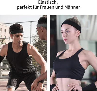 Sport Stirnband und Schweißband für aus 100% Baumwolle, Hauptbild