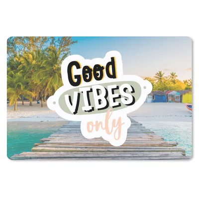 Produktbild von MuchoWow® Mauspad Mousepad Sommer - Sprichwörter - Strand 27x18 cm - Mousepads - Maus Mat - Pad - Mausunterlage - Büroartikel - Desk Matten