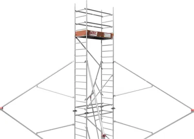 Image de ALTEC Rollfix 2.0 500 | avec plaques de base | 4x stabilisateurs triangulaires | échafaudage roulant