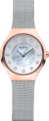 Zdjęcie produktu dla Zegarek damski Bering Solar, średnica koperty 27 mm, bransoleta Milanaise, model 14427-060