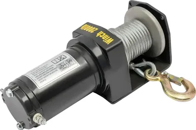 Image de Treuil électrique, charge verticale de 200 kg, protection IP66, argenté