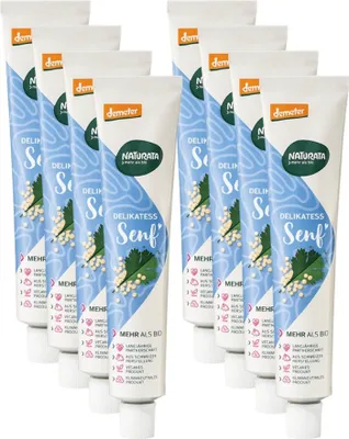 Produktbild von Delikatess Senf in der Tube, 8 x 100 ml