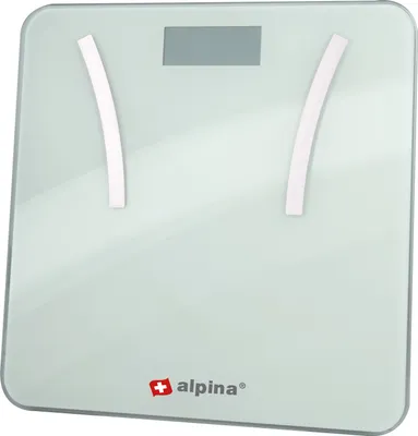 Obrázok produktu pre Alpina Smart Home - Inteligentná osobná váha - s analýzou tela - vrátane hmotnosti, percenta tuku a svalovej hmoty - s aplikáciou - až pre 8 používateľov