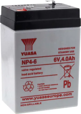 Produktbild von YUASA Bleiakku NP4-6