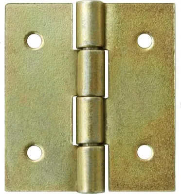 Produktbild von 100 Gerollte Scharniere Kantige Möbelscharniere 18 x19 mm Schatullen Scharnier