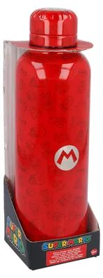 Imagen del producto de Botella de agua NINTENDO, modelo 12047, de acero inoxidable, 515 ml