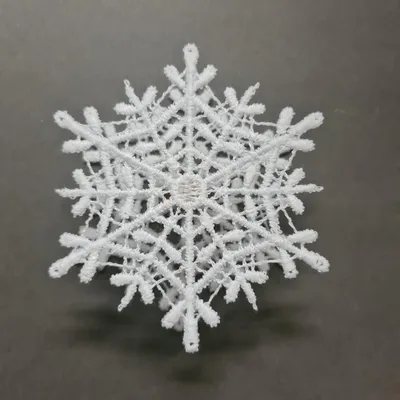 Produktbild von Aufsatzstern für Schwibbogen, Schneeflocke 8,5 cm