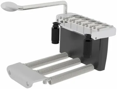 Produktbild von Hipshot Gitarren-Tremolo 42100VC Chrom mit einstellbarer Spannung, kein Routing erforderlich
