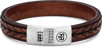 Produktbild von Rebel and Rose Stones Only RR-L0079-S Herrenarmband, Armbandumfang:19cm