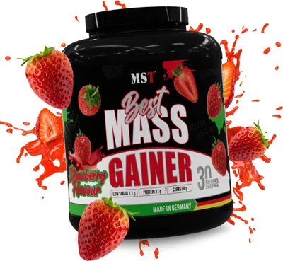 Zdjęcie produktu dla MST Nutrition® Best Mass Gainer 3 kg Truskawka