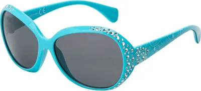 Produktbild von City Sonnen Brille Mädchen Kinder UV Schutz 400 Retro Modern Cat-Eye Desginer 30552 Blau